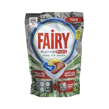 Fairy Platinum Plus Bulaşık Makinesi Tableti 40lı - Yeni Gibi Tertemiz Bulaşıkla 2'li Ekonomik Tarı