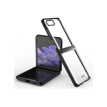 Samsung Galaxy Z Flip 4 Kılıf Fold Element Kapak - Siyah