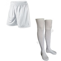 Evox Futbol Şortu,Evox Profesyonel Futbol Konç,Çorap Beyaz