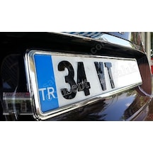 Consept Krom Plakalık 2Adet Yazısız Krom Plaka Çerçevesi 228108939
