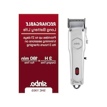 Kablosuz Saç Ve Sakal Tıraş Makinesi, Usb İle Şarj Edilebilir, Led Göstergeli
