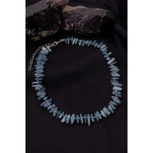 Akuamarin Taşı Kolye Mavi 08895916