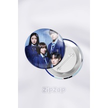 Bitch X Rich K Drama Kdramaçanta Süsü Rozet İğneli Buton Rozet Seti 1 Adet Tekli
