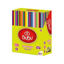 Bu-bu Rulo, Desenli Keçe 60 Lı Kutu Bubu-kes002