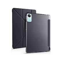 Xiaomi Redmi Pad Se 4g Kılıf Kalemlikli Mars Tablet Kılıfı - Siyah