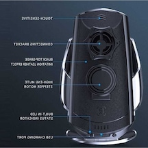 Wondernest Q3 Kızılötesi İndüksiyon Manyetik Araç Şarj Braketi, Mikro Usb + 8 Pin + Usb-c Altın Konnektör Altın