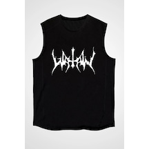 Adrift Watain Siyah Kolsuz Tişört T-shirt Siyah