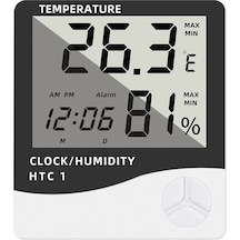 Htc1 Htc2 Lcd Elekonik Dijital Sıcaklık Nem Ölçer Ev Termomee Higromee Kapalı A Htc1