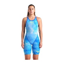 Arena W Powerskın Carbon Glıde Lımıted Edıtıon Kadın Yarış Mayosu 006310140 Mavi Mavi