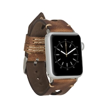 Bouletta Apple Uyumlu  Watch Deri Kordon 42-44-45 MM Taba