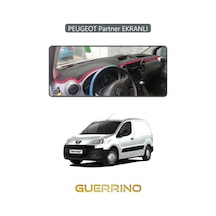 Peugeot Partner Ekranlıtorpido Koruma Halısı Gri Kenar