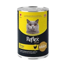 Reflex Plus Gravy Tavuklu 400 Gr Yetişkin Konserve Kedi Maması