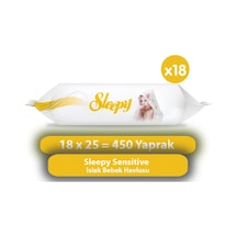 Sleepy Sensitive Islak Bebek Havlusu 18X25 450 Yaprak