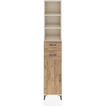 Hyperion Dolap 4 Raflı 2 Çekmeceli Tek Kapaklı 44x44x243 Aytaşı-çam Aytası
