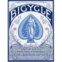 Bicycle Russell&morgan Autobike No.1 - Mavi Oyun İskambil Kartı