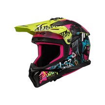Ls2 Fast 2 Gorılla Mor-neon Sarı Kask Mor