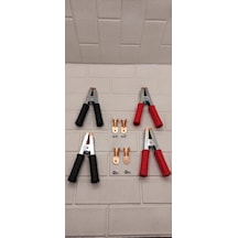 Akü Takviye Maşası 4lü Set Yarım Bakır