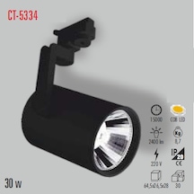 CT-5334 30W LED ARMATÜR (RAY TİP) (GÜNIŞIĞI) CATA Siyah