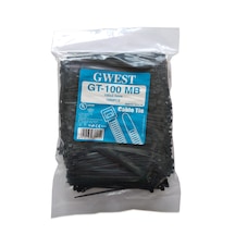 Gwest 2.5X100Mm 10Cm Siyah Plastik Kablo Bağı 1000 Adet N11.120
