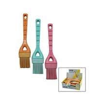 Urve Ur-3068 Yumurta Fırçası 6-21.5cm Renkli Silikon Plastik Saplı - 24'li Paket