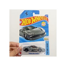 Ferrari Sf90 Stradale 1/64 - Yurt Dışı Uzun Kartonet - 2025 Serisi Gri
