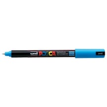 Uni-ball Markör Boyama Posca Su Bazlı Poster 0.7 Mm Açık Mavi Pc-1mr Çok Renkli