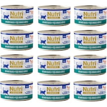 Nutri Feline Okyanus Balıklı Ve Midyeli Pate Tahılsız Yetişkin Kedi Konservesi 70 G X 12 Adet