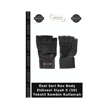Özel Seri Rex Body Eldiveni Siyah S 50 Tekstil Kombin Kullanışlı Dİğer