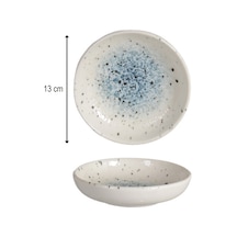 12'li Valencia Kase Sığ 13cm Dijital Splash Rinart Krem