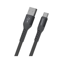 Polosmart Pbs419 Type-c Şarj Kablosu 1.2m 2.4a Hızlı Şarj & Veri Aktarım Ultra Dayanıklı Gri