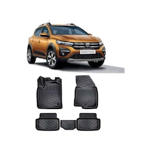 Bod Dacia Sandero Stepway 2021-Sonrası 3D Havuzlu Paspas Prestige/Extreme/Expression Paket
