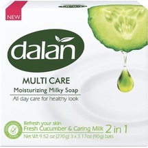 Dalan Multi Care Salatalık Nemlendirici Sütlü Sabun 90 G x 3