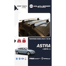 Opel Astra J 2010+ Trophybars Ara Atkı/ Tavan Barı Gri
