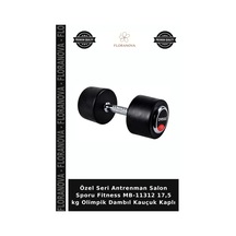 Özel Seri Antrenman Salon Sporu Fitness Mb-11312 17,5 Kg Olimpik Dambıl Kauçuk Kaplı Diğer