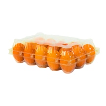 15 Li Şeffaf Plastik Kapaklı Yumurta Viyolü 50 Adet