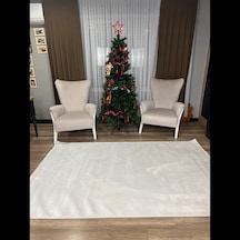 Hoom Rugs London 9004 Beyaz Modern Halı Beyaz