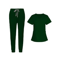 Suntek Hemşire İş Elbisesi Hemşirelik Koyu-yeşil-m