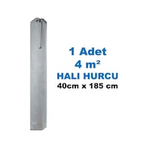 4m² Halı Hurcu -halı Kılıfı - Gri Tele Kumaş Düzenleyici -organizer - Bağcıklı Halı Hurcu Tela Beyaz Diğer
