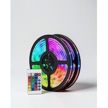 5 Metre Şerit Led Rgb Işıklı Kumandalı Güç Adaptörü Her Ortama Uygun 51886606