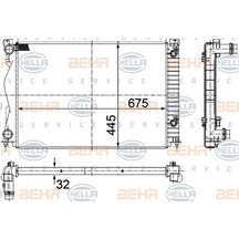 KNECHT CR790000S Radyatör 05-11 Aı.A6 2.0TFSI-2.0TDI