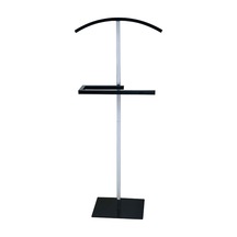 Polla Gümüş & Siyah Metal Dilsiz Uşak 45x26x115 Cm Diğer