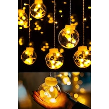 Modaba Ampul Top Perde Led Işık Dekoratif Dilek Topu Fişli Animasyonlu Eklenebilir 3  7694154862886