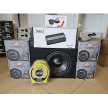 Paket Ses Sistemi Cadence 20 Cm 120 Rms Seti 5 Kanallı Akgöz