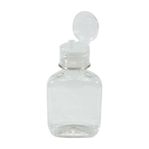 100 Adet Boş Flip Top Kapaklı Kolonya - Dezenfektan Şişesi 110 Ml