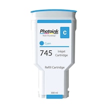 Hp 745xl-f9k03a Cyan Uyumlu, Yüksek Kapasiteli Kartuş 300ml Bk8681989102668 Photoınk