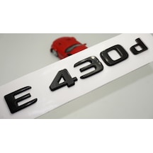 E 430d Bagaj Parlak Siyah ABS 3M 3D Yazı Logo
