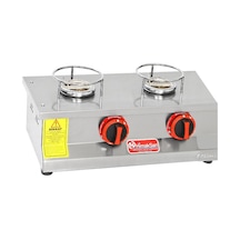 Himaksan  Endüstriyel Doğalgazlı 2 Ocaklı Künefe Ocağı Makinesi