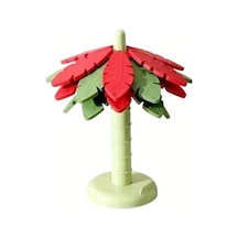 Brightnova Red Tree Five-piece Set Yaratıcı Ağaç Gövdesi Ve Yaprak 5 Parça Set Mutfak Dekorasyon Isıya Dayanıklı Anti Skal