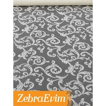 Çift Mekanizmalı Ekru Örme Tül Stor Zebra Perde Etek Dilim  (162605486) Ekru 10 x 200 Boncuklu Standart