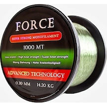 Force Super Strong 1000 Metre Yeşil Monoflament Misina 0,40mm - Standart